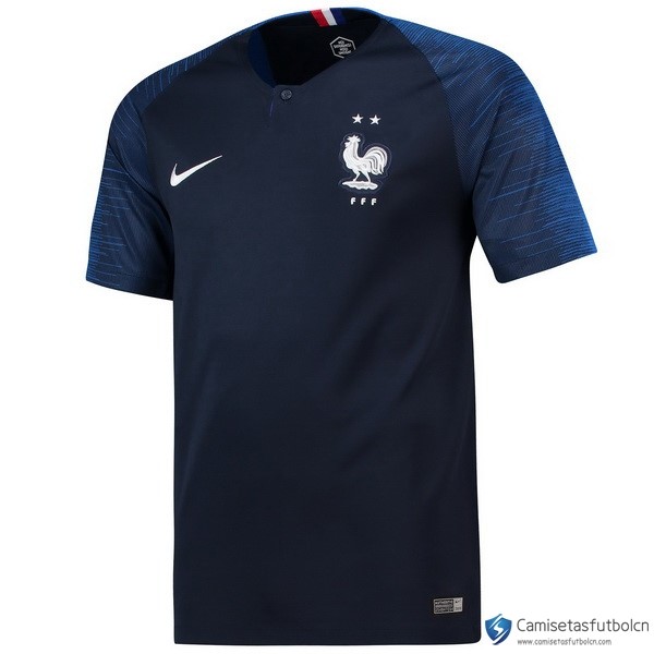 Tailandia Camiseta Seleccion Francia Primera equipo 2018 Azul